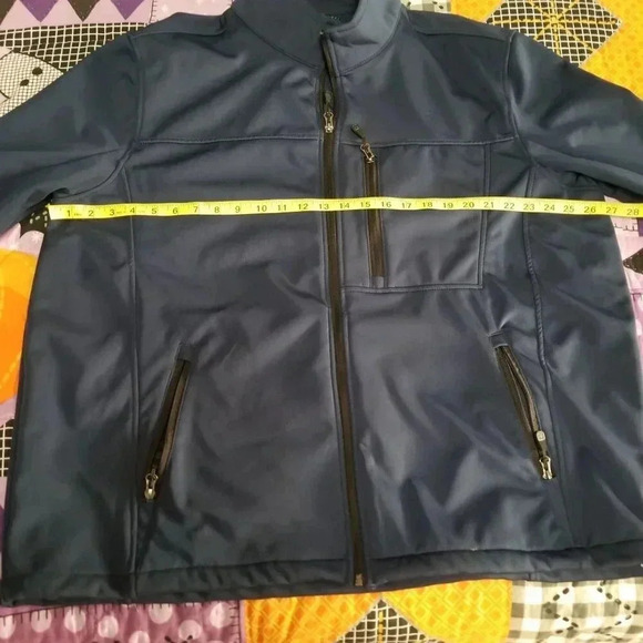 Swiss Tech Navy Blue Jacket + 2XL - Picture 8 of 9